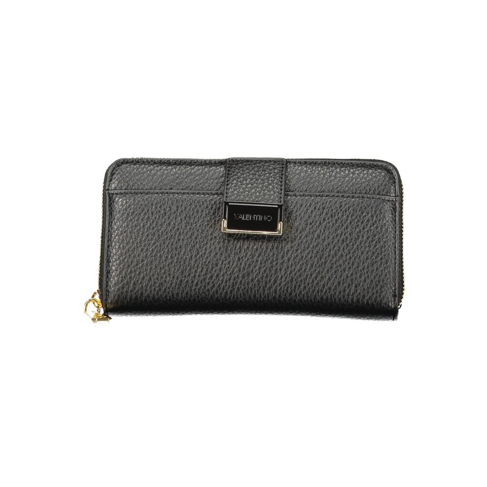 Mario Valentino Black Polyurethane Women Wallet