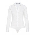 Vero Moda White Cotton Bodysuit