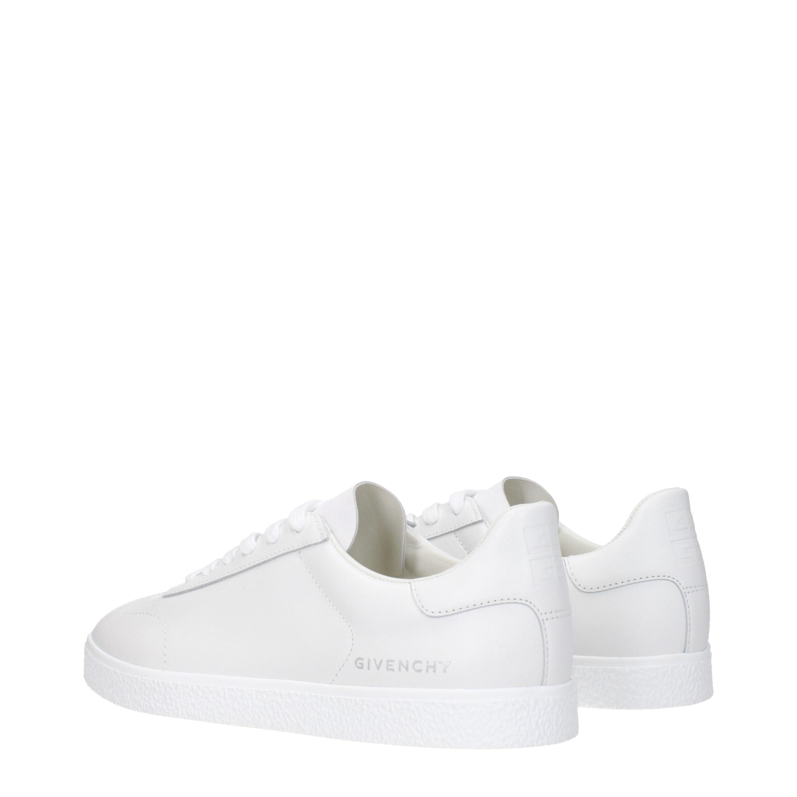 Givenchy White Leather Low Top Sneakers