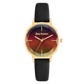 Juicy Couture Black Plastic Dress Watch