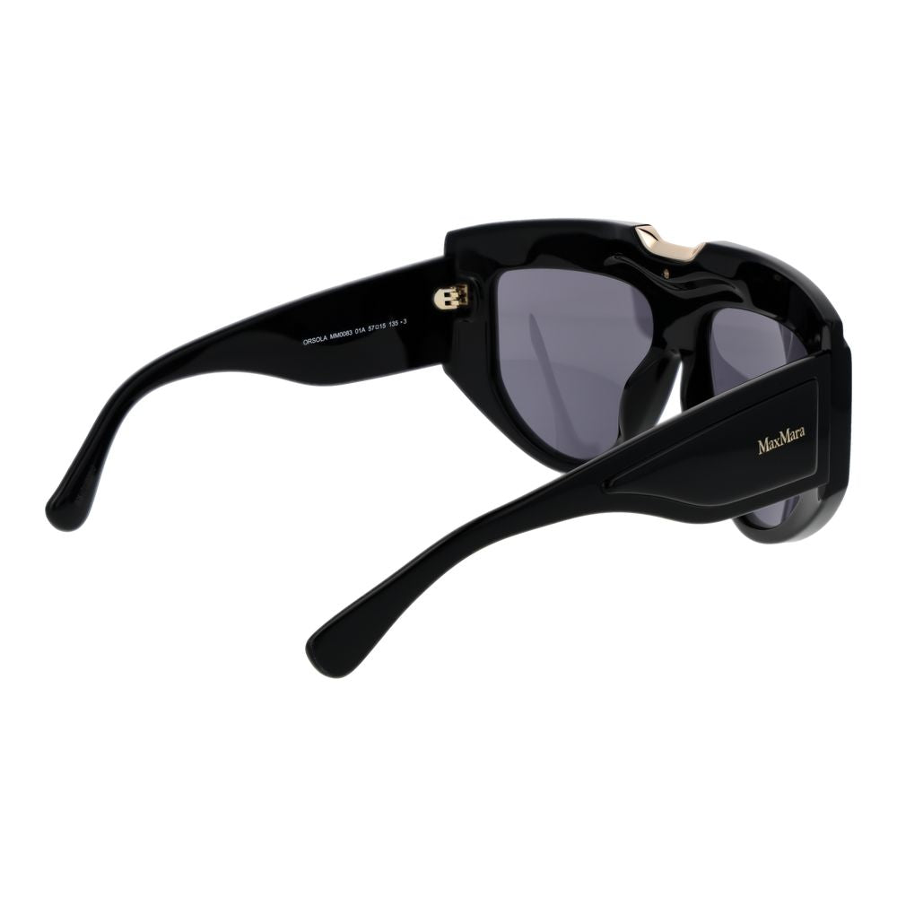 Max Mara Black Acetate Sunglasses