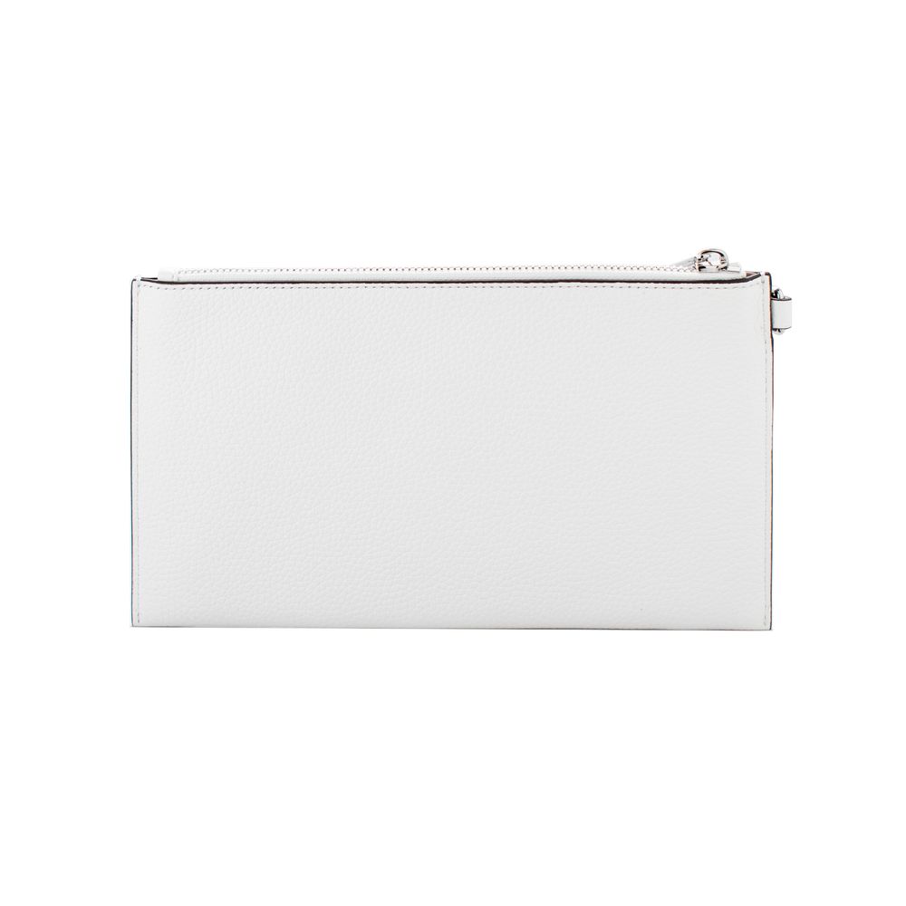 Bolso de mano de cuero blanco Michael Kors