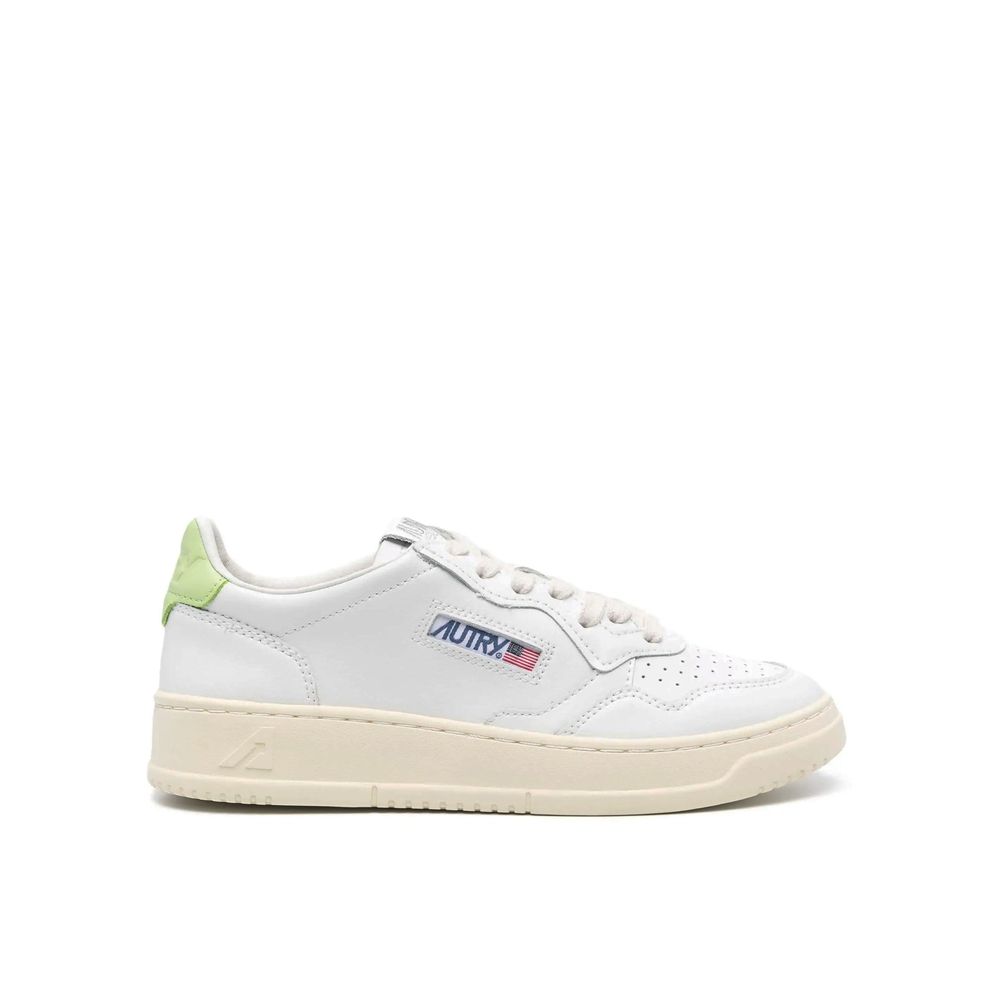 Zapatillas bajas Autry de cuero blanco