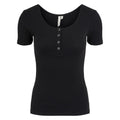 Pieces Black Cotton Top