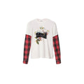 Desigual White Cotton Long Sleeve T-Shirt