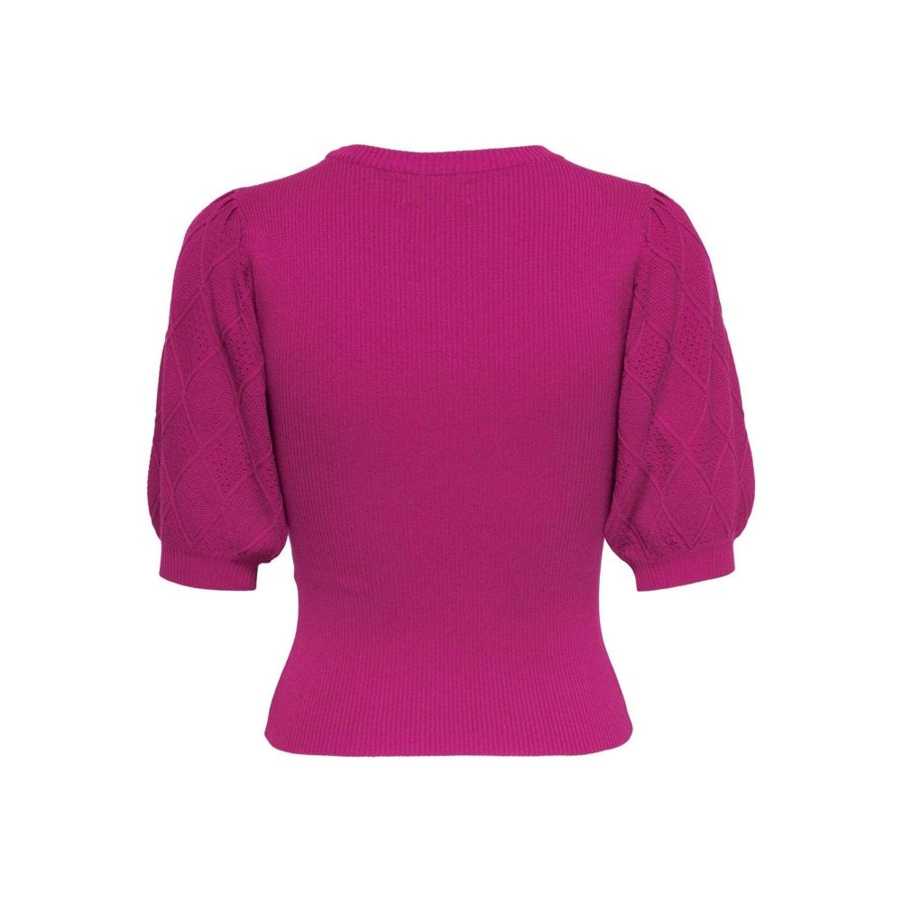 Jacqueline De Yong Fuchsia Viscose Sweatshirt