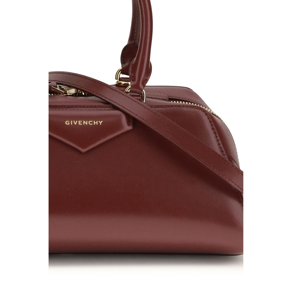 Givenchy Bordeaux Calf Leather Bos Taurus Handbag