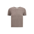 Lisa Yang Brown Cashmere T-Shirt