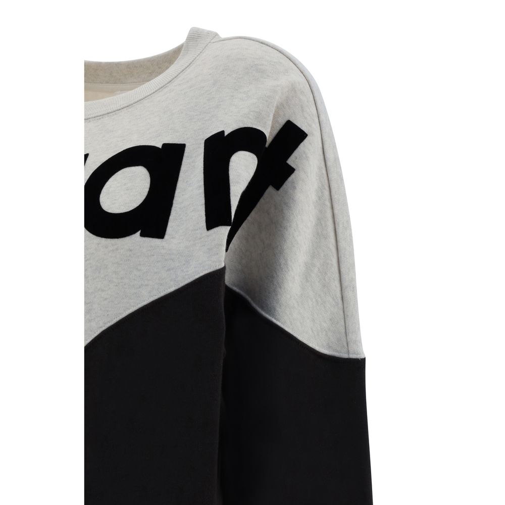 Sudadera de algodón gris Marant Etoile