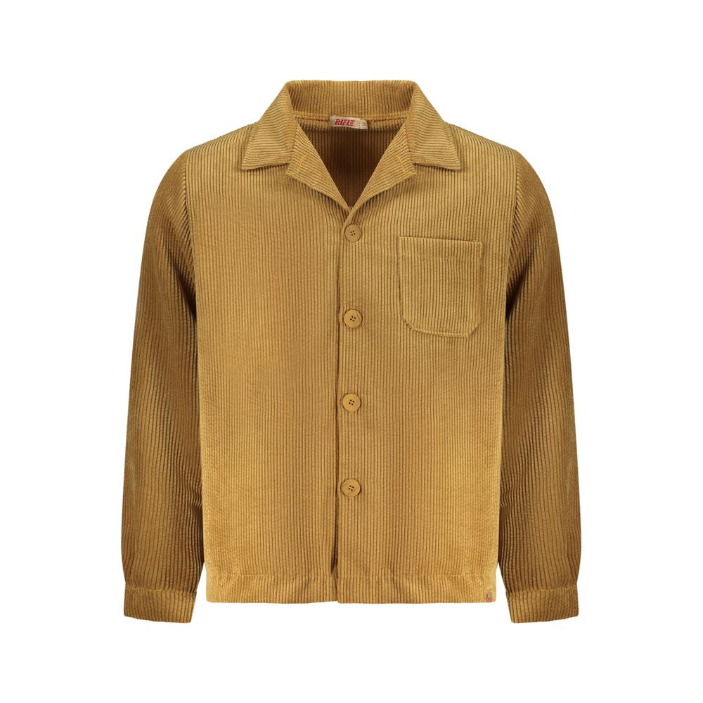 Camisa de hombre Rifle Marrone de poliéster