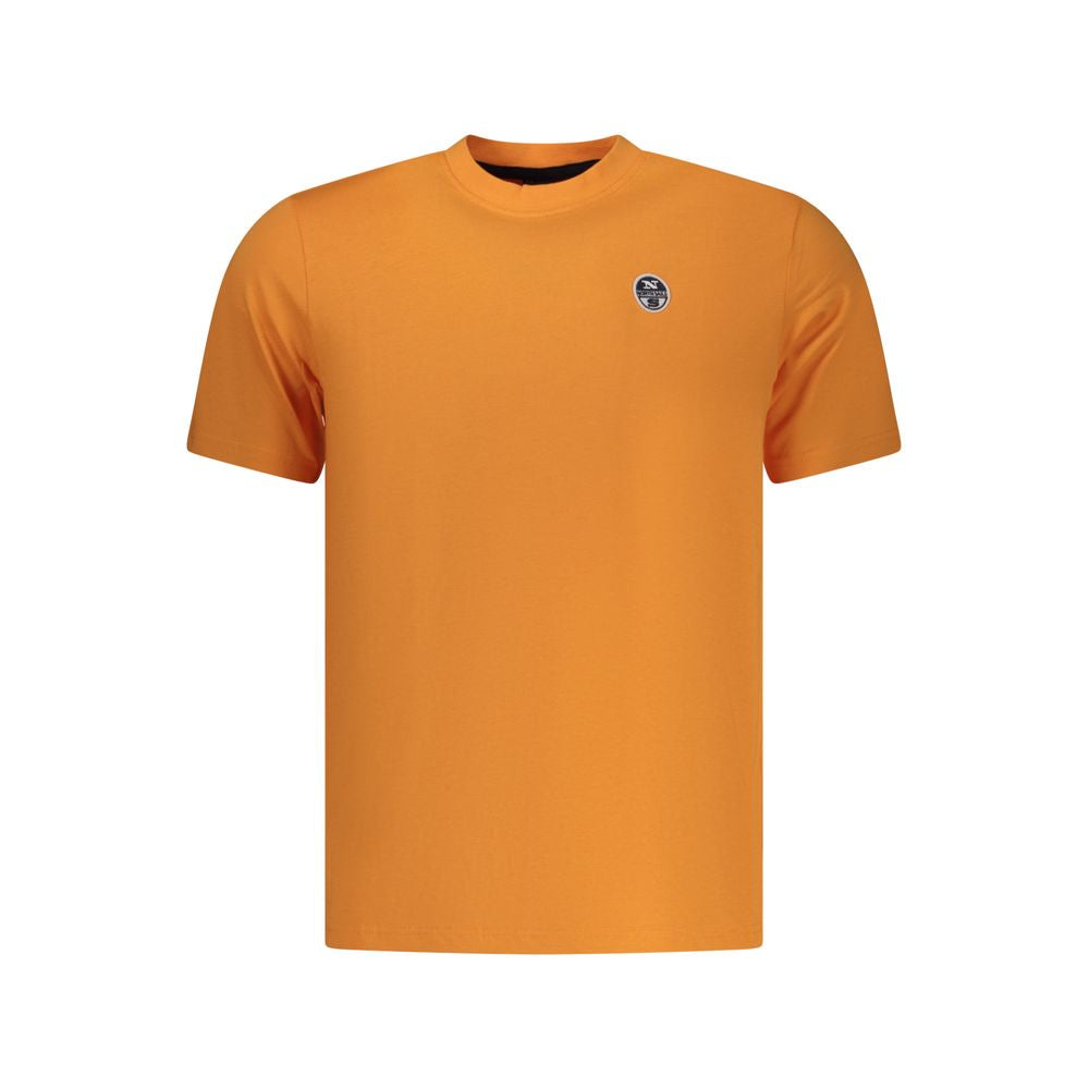 North Sails Arancione Cotton Mens T-Shirt