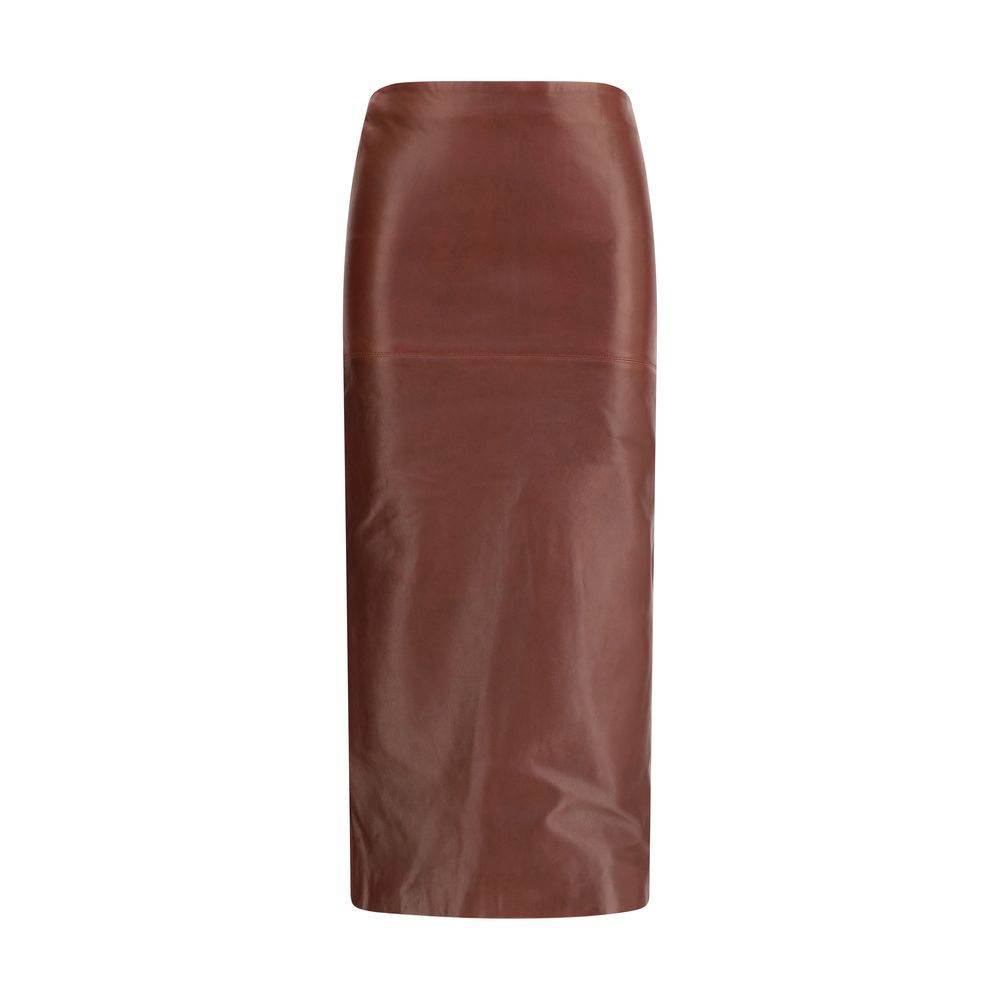 Petar Petrov Brown Lamb Ovis Aries Aries Skirt