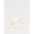 Borsalino White Paper Straw Sunhat
