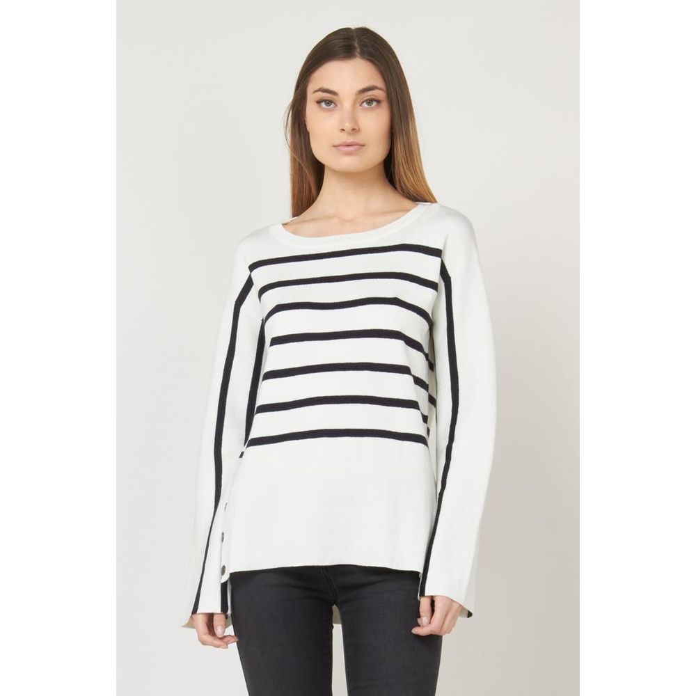 Gas White Wool Sweatshirt