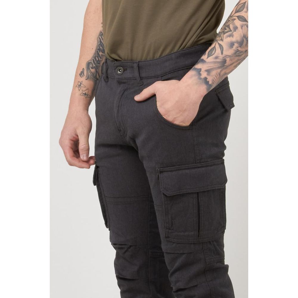 Pantalones Cargo Marrones de Algodón Gas
