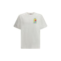 Casablanca White Cotton T-Shirt