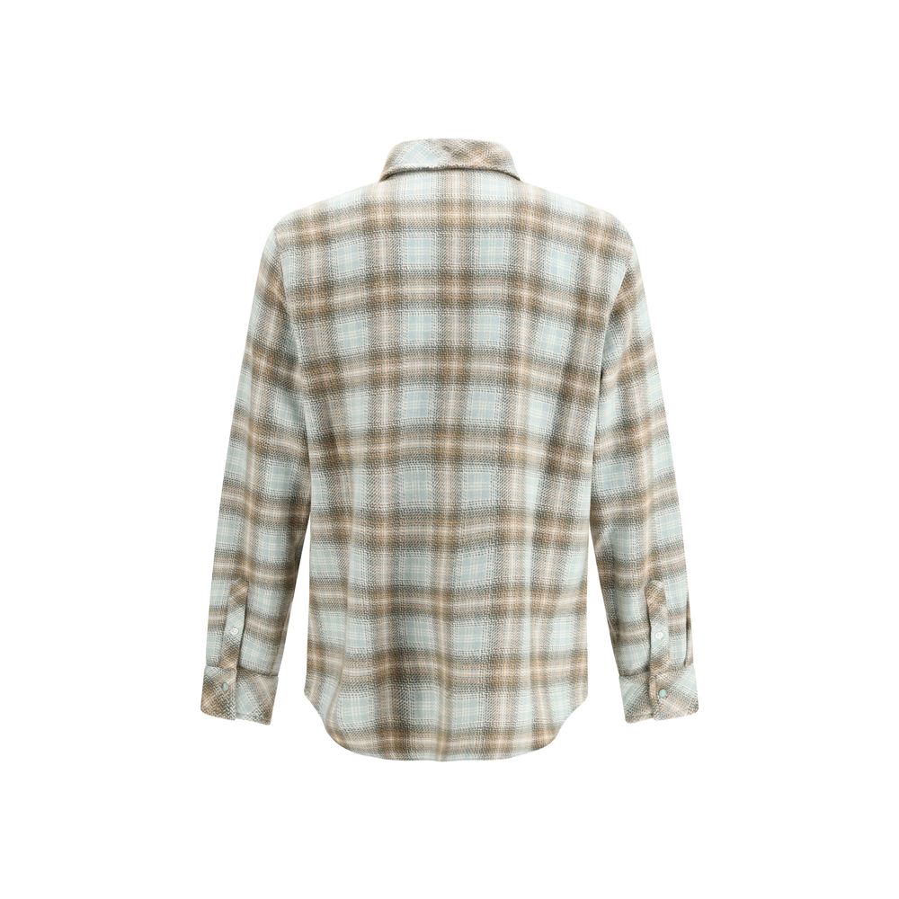 Camisa God's True Cashmere de cachemira multicolor con motivos