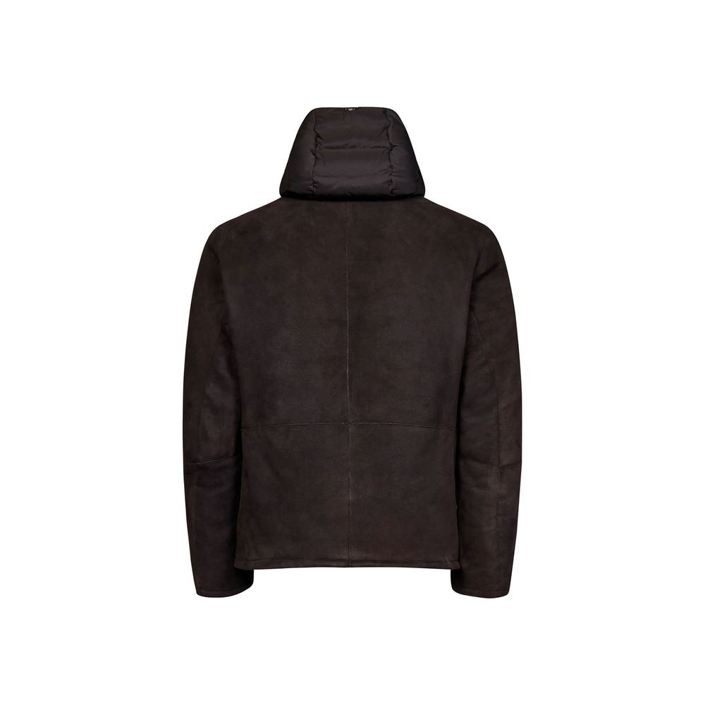 Herno Brown Lambskin Coat