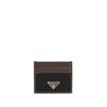 Prada Black Calf Leather Bos Taurus Wallet