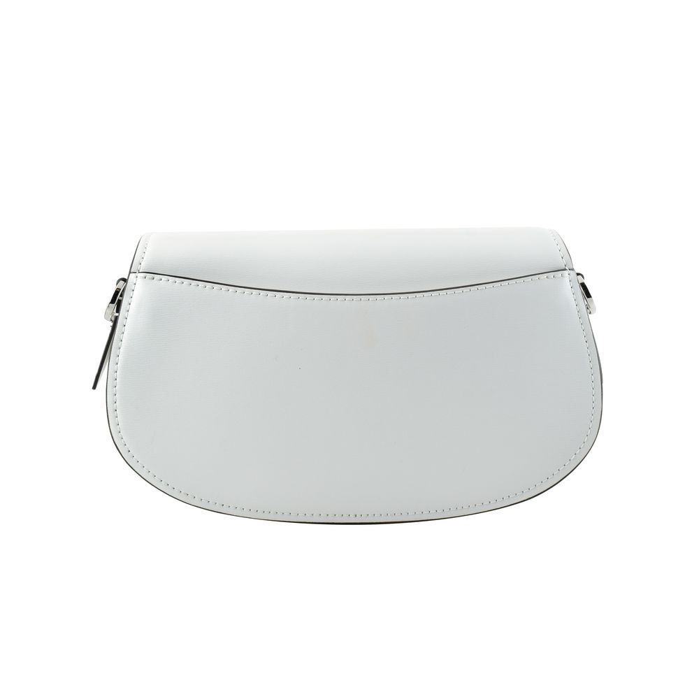 Bolso de hombro Michael Kors de cuero blanco