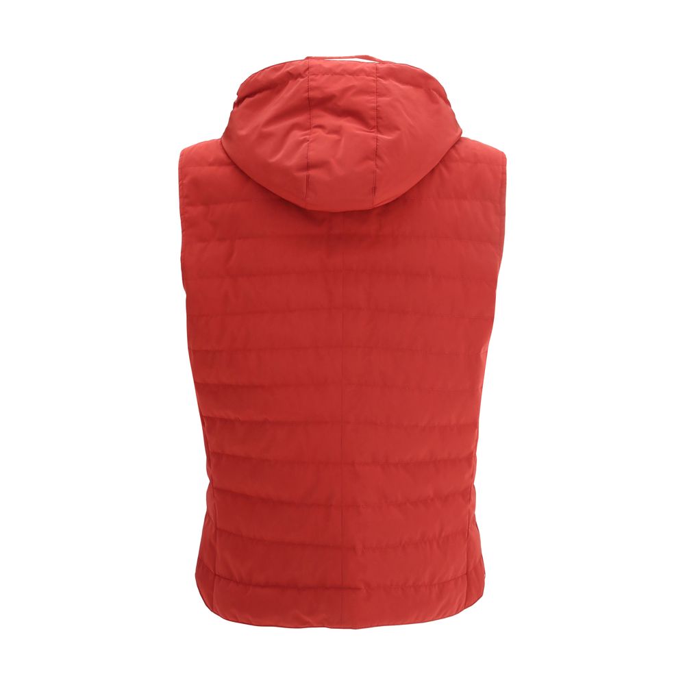 Brunello Cucinelli Multicolor Polyester Sleveless Jacket