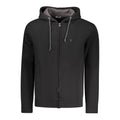 Sudadera con capucha para hombre Coveri Moving de algodón negro