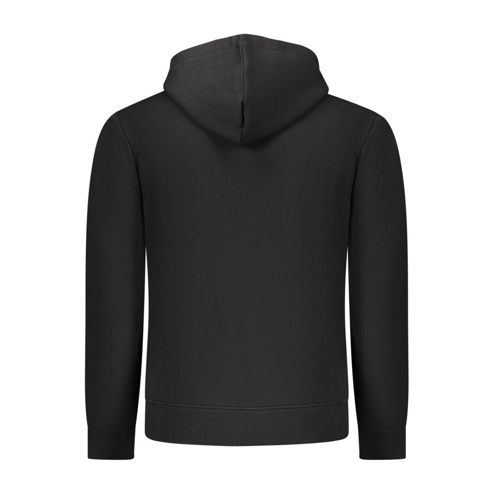 Sudadera con capucha para hombre Coveri Moving de algodón negro