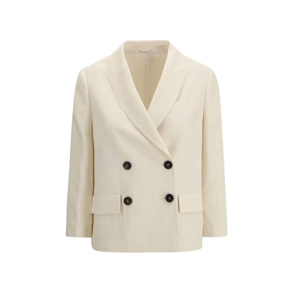 Brunello Cucinelli Cream Viscose Clothing