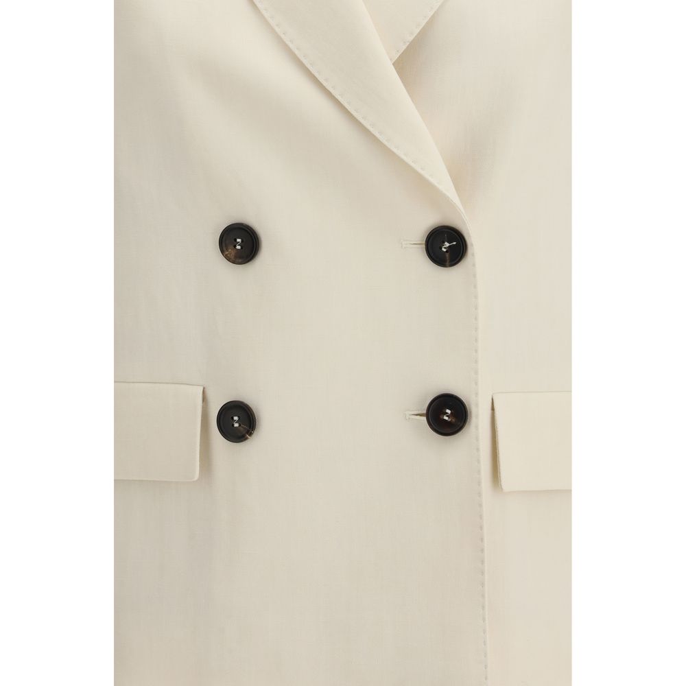 Brunello Cucinelli Cream Viscose Clothing
