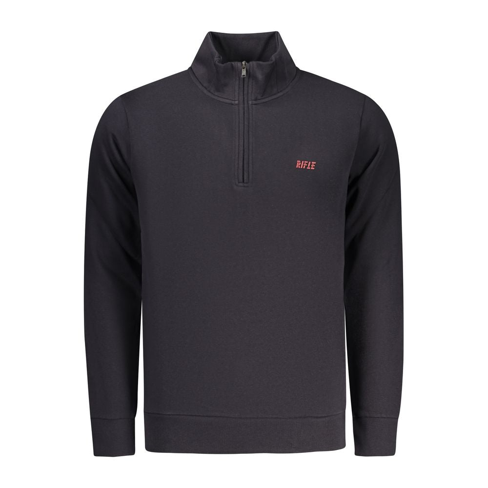 Rifle Blue Cotton Men Sweatshirt