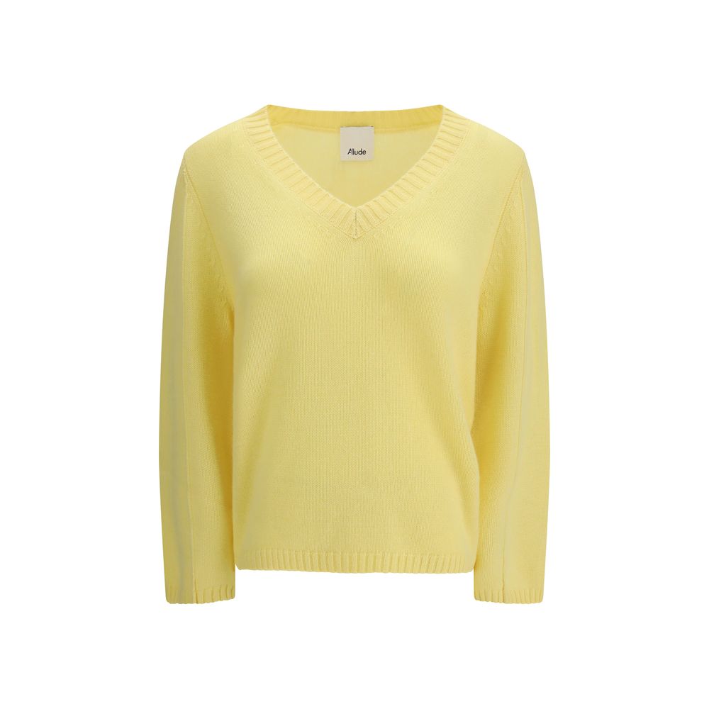Allude Bicolor Cashmere Sweatshirt