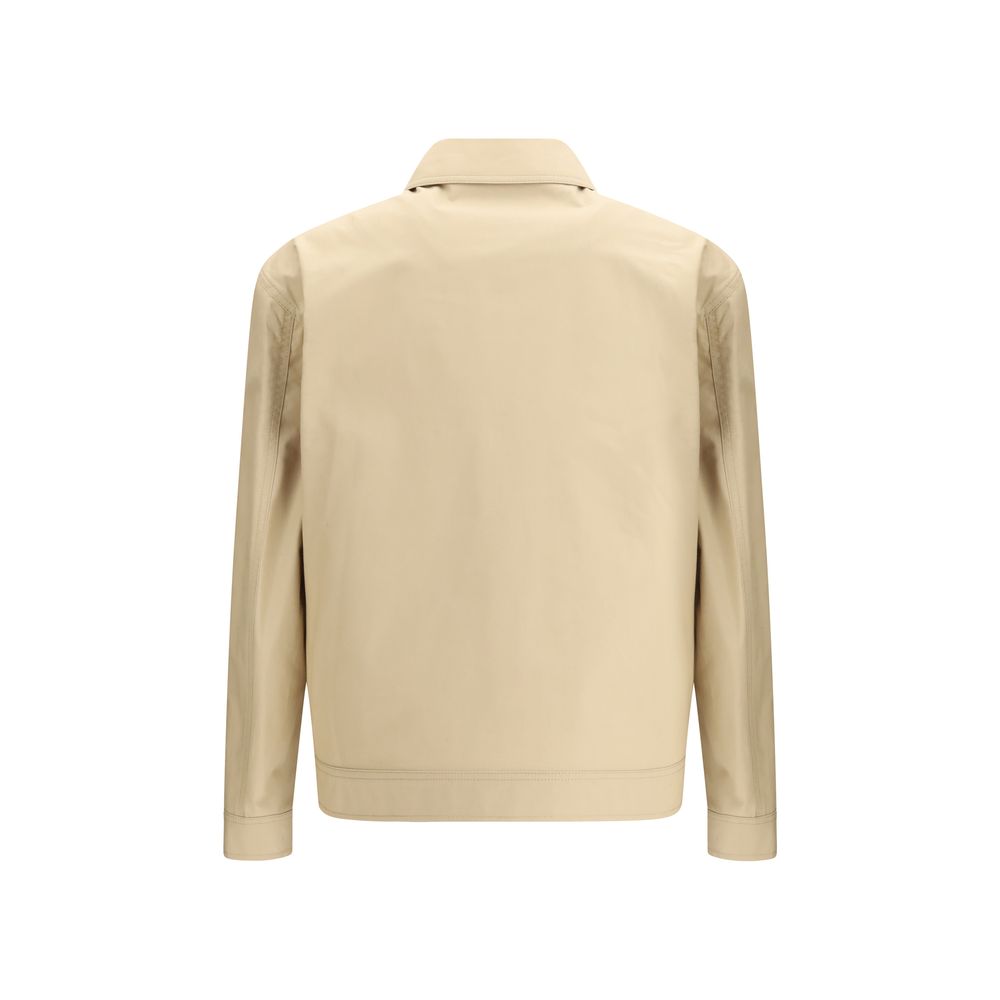 Moschino Brown Cotton Coat