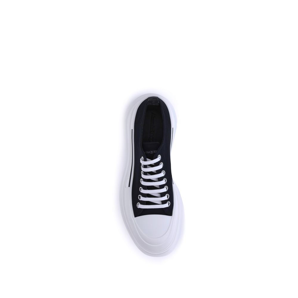 Alexander McQueen Black Rubber Chunky Sneakers