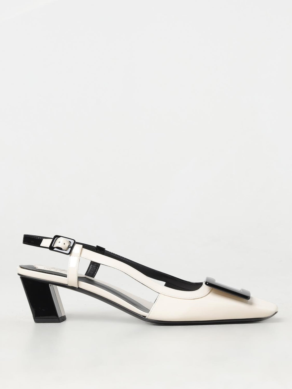 Roger Vivier Black Leather Pumps