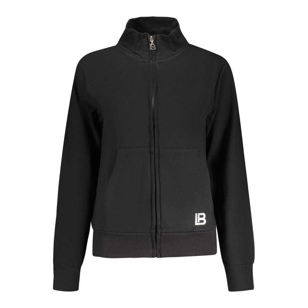 Laura Biagiotti Black Cotton Women Sweatshirt