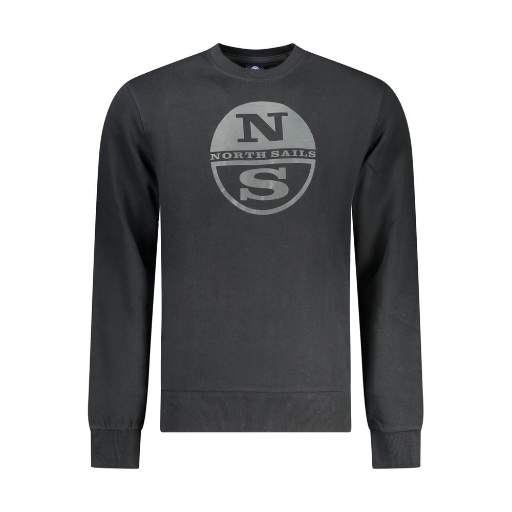 Sudadera de hombre de algodón negro North Sails