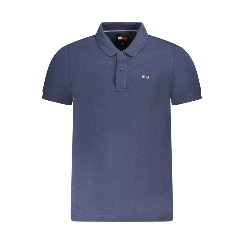 Polo Tommy Hilfiger azul de algodón para hombre