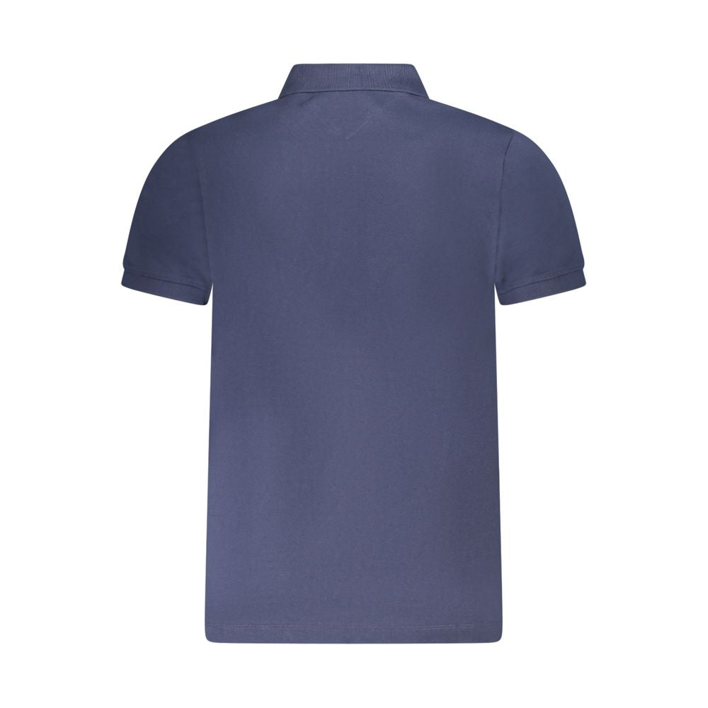 Polo Tommy Hilfiger azul de algodón para hombre