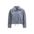 PINKO Light Blue Polyester Shell Jacket