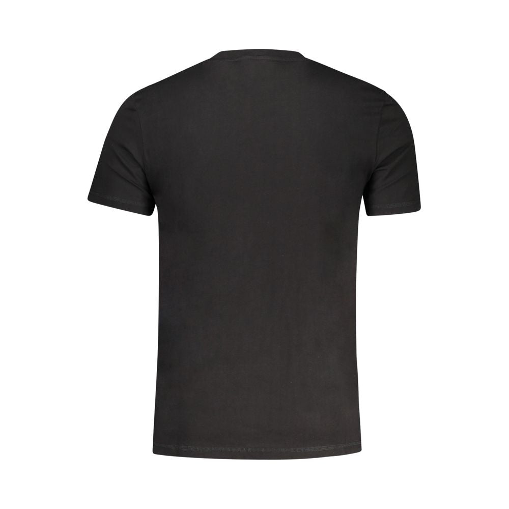 Guess Jeans Nero Cotton Men T-Shirt