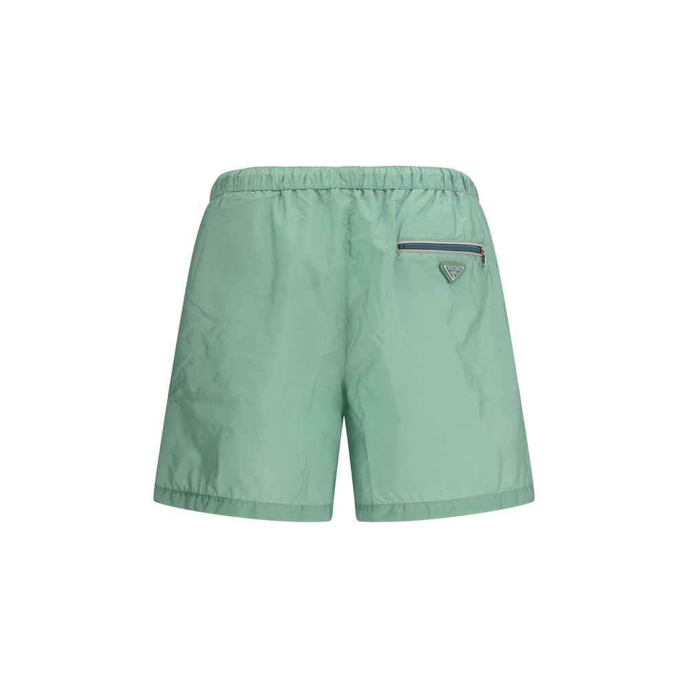 Prada Multicolor Recycled Polyamide Short And Mini Shorts