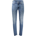 Calvin Klein Blue Cotton Slim Fit Jeans