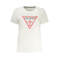 Guess Jeans Bianco Cotone Women T-Shirt
