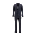 Lardini Blue Cotton Two-Piece Suit