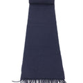 Johnstons of elgin Navy Blue Soft Wool Scarf