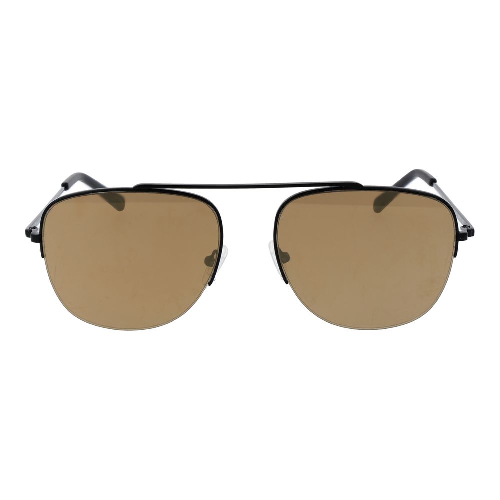 Gafas de sol Champion de metal marrón