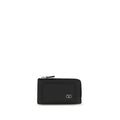 Valentino Garavani Black Calf Leather Bos Taurus Wallet