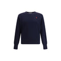Ami Paris Blue Wool Sweatshirt