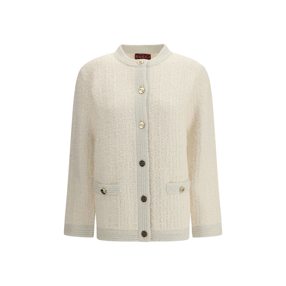 Gucci Beige Wool Cardigan