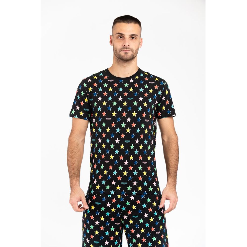 Camiseta Moschino de algodón negro